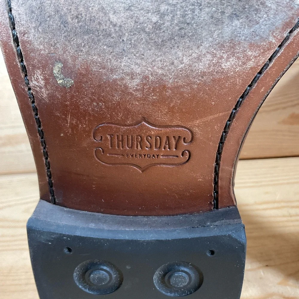 Thursday Boot Co. Cavalier Chelsea Boots Men’s 14 Dark Brown Mahogany Leather
